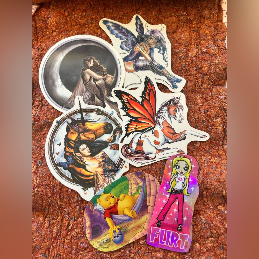 Colorful Fantasy and Cartoon Stickers - 6